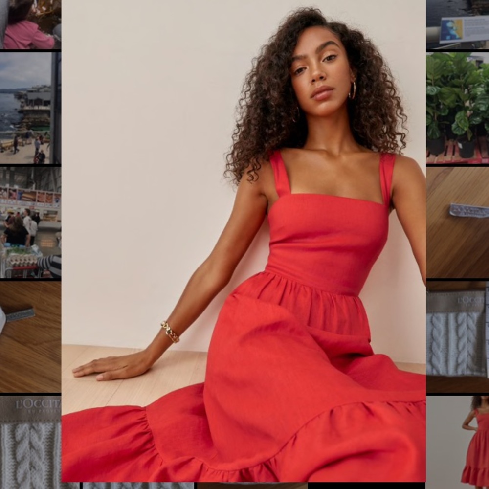 Reformation Manet Dress in Hot Day